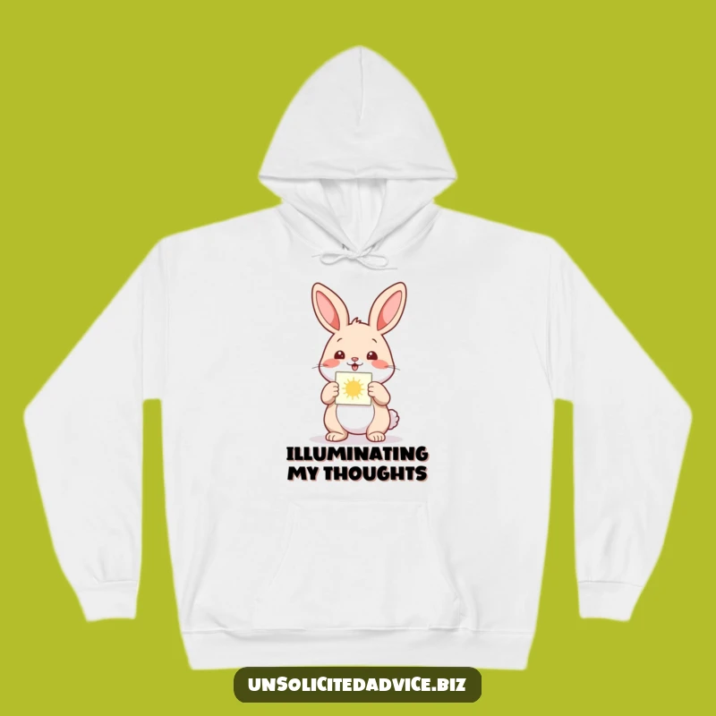 Funny Rabbit Diagram Hoodie: Cozy Comfort for Idea Makers